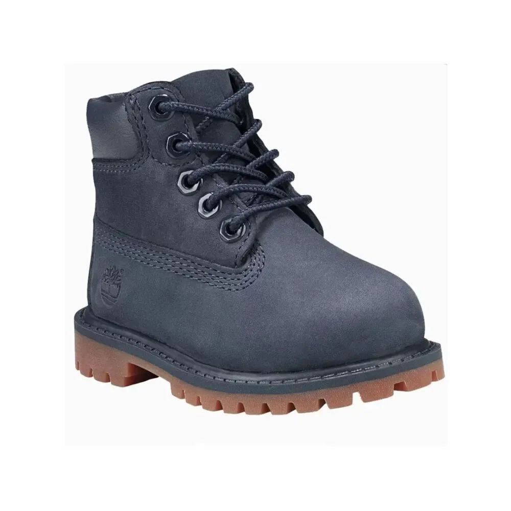 Timberland US7/EU 23.5 Classic Primaloft 200 gram Boot Toddler Navy Leather